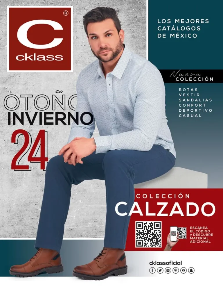 Catálogo Cklass Calzado Caballero Otoño-Invierno 2024 México