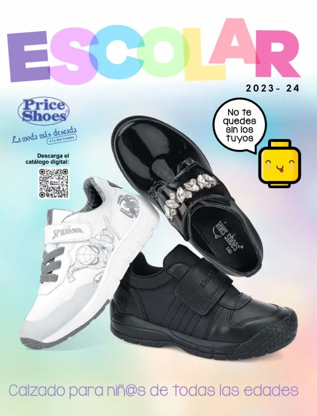 Catálogo Price Shoes Escolar 2023-2024
