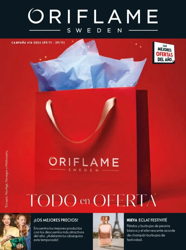 Catálogo Oriflame campaña 16 2024 México