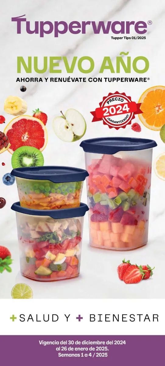 Catálogo Tupperware campaña 1 2025 México