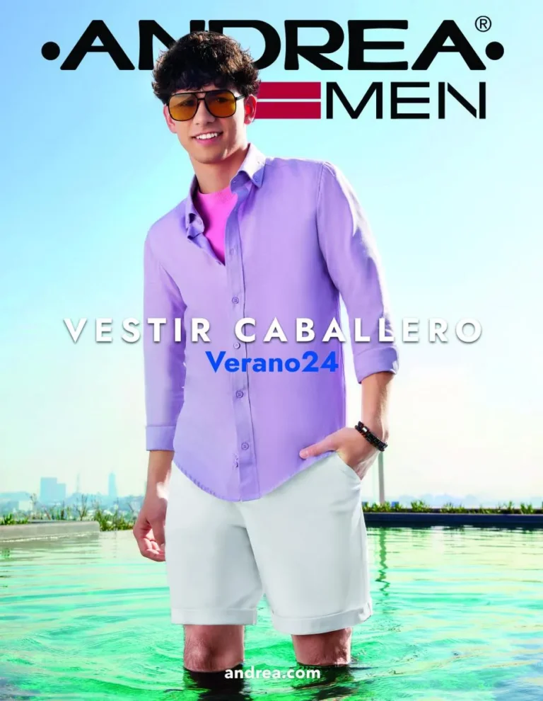 Catálogo Andrea Vestir Caballero Verano 2024 México ﻿