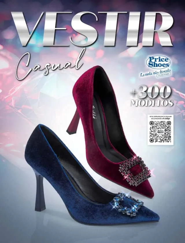 Catálogo Price Shoes Vestir Casual 2024 México