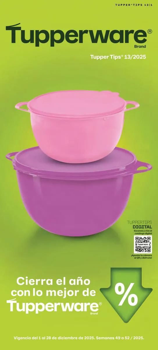 Catálogo Tupperware campaña 13 2025 México