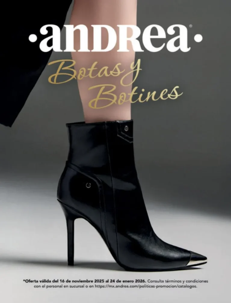 Catálogo Andrea Botas y Botines 2025 Mexico