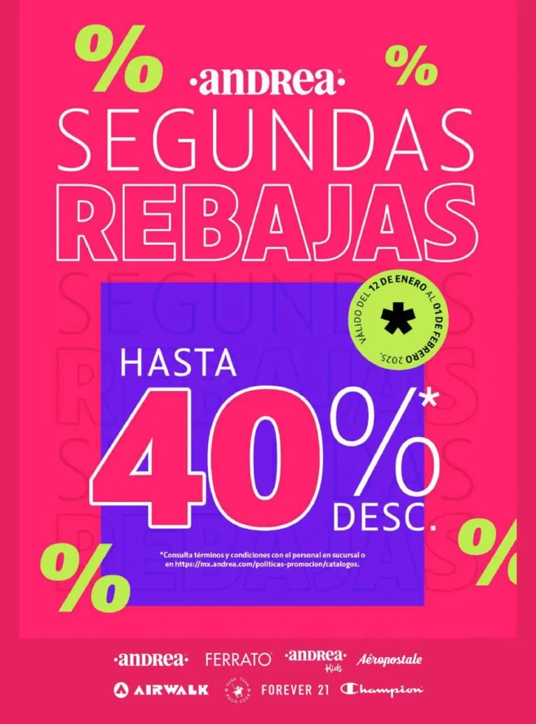 Catálogo Andrea Segundas Rebajas 2025 México