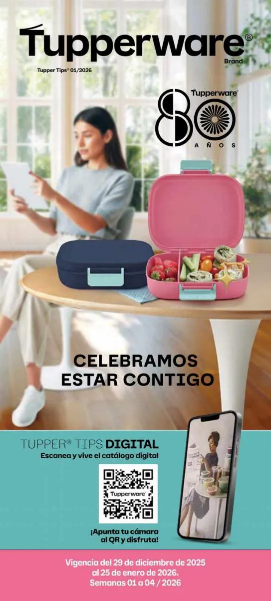 Catálogo Tupperware campaña 1 2026 México