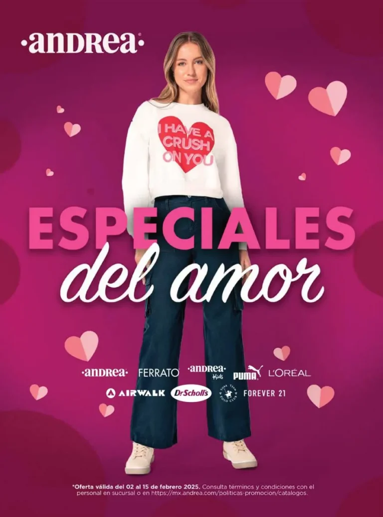 Catálogo Andrea Especiales del Amor 2025 México