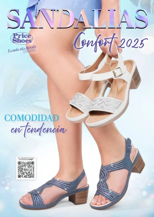 Catálogo Price Shoes Sandalias Confort 2025 México